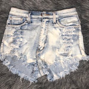 High waisted shorts